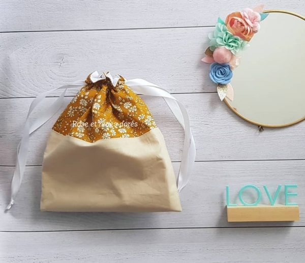 pochon sur mesure chez Rose et rêves dorés