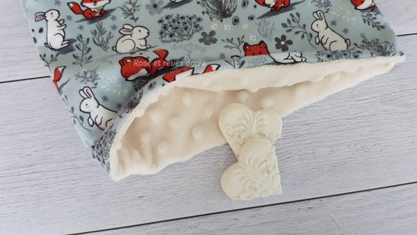 zoom snood renards crème