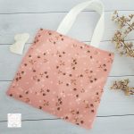 sac enfant réversible maternelle crèche nounou Rose et rêves dorés