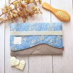 pochette protège carnet de santé Rose et rêves dorés