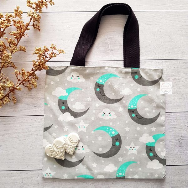 tote bag enfant lune