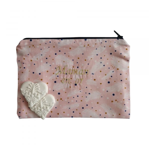 pochette personnalisée cadeau pour maman