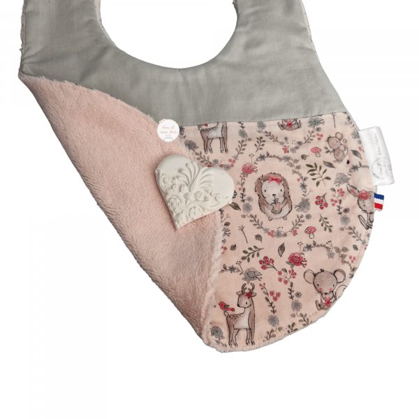 Trio de bavoir bébé doux animaux – Image 5