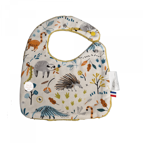 bavoir motifs animaux
