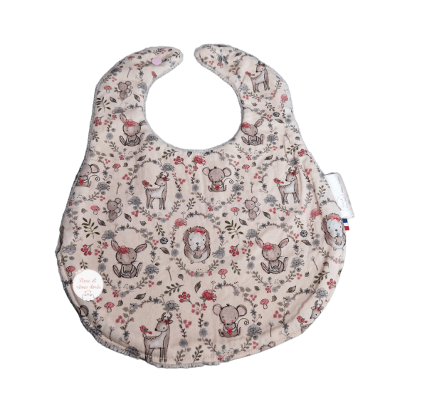 Trio de bavoir bébé doux animaux – Image 3