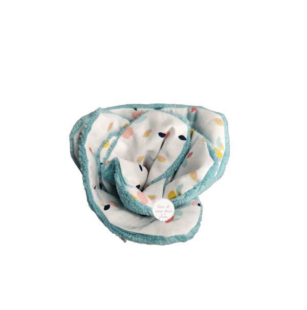 fleur de lingettes uniques modèle protégé Rose et rêves dorés