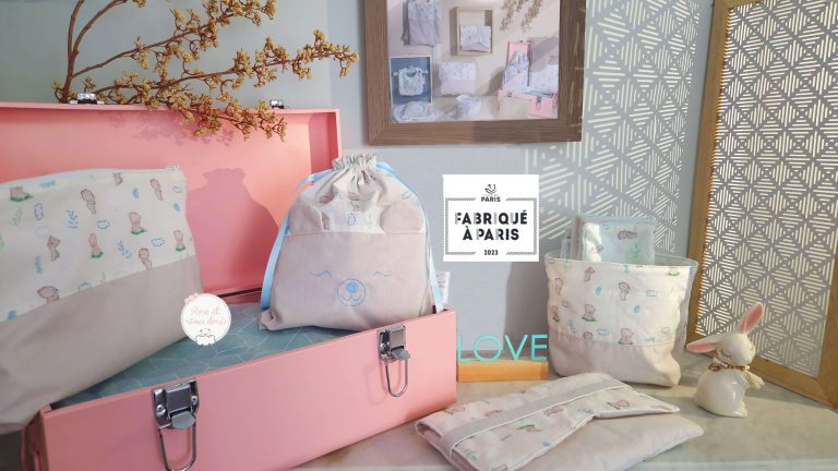 la collection intemporels orsi de Rose et rêves dorés lauréate du label fabriqué à Paris promotion 2023. Modèles protégés