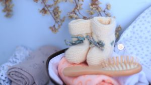 coffrets pour naissances ou anniversaires fabriqué en France par l'artisan Rose et rêves dorés