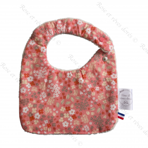 Bavoir bébé fleurs d&rsquo;été